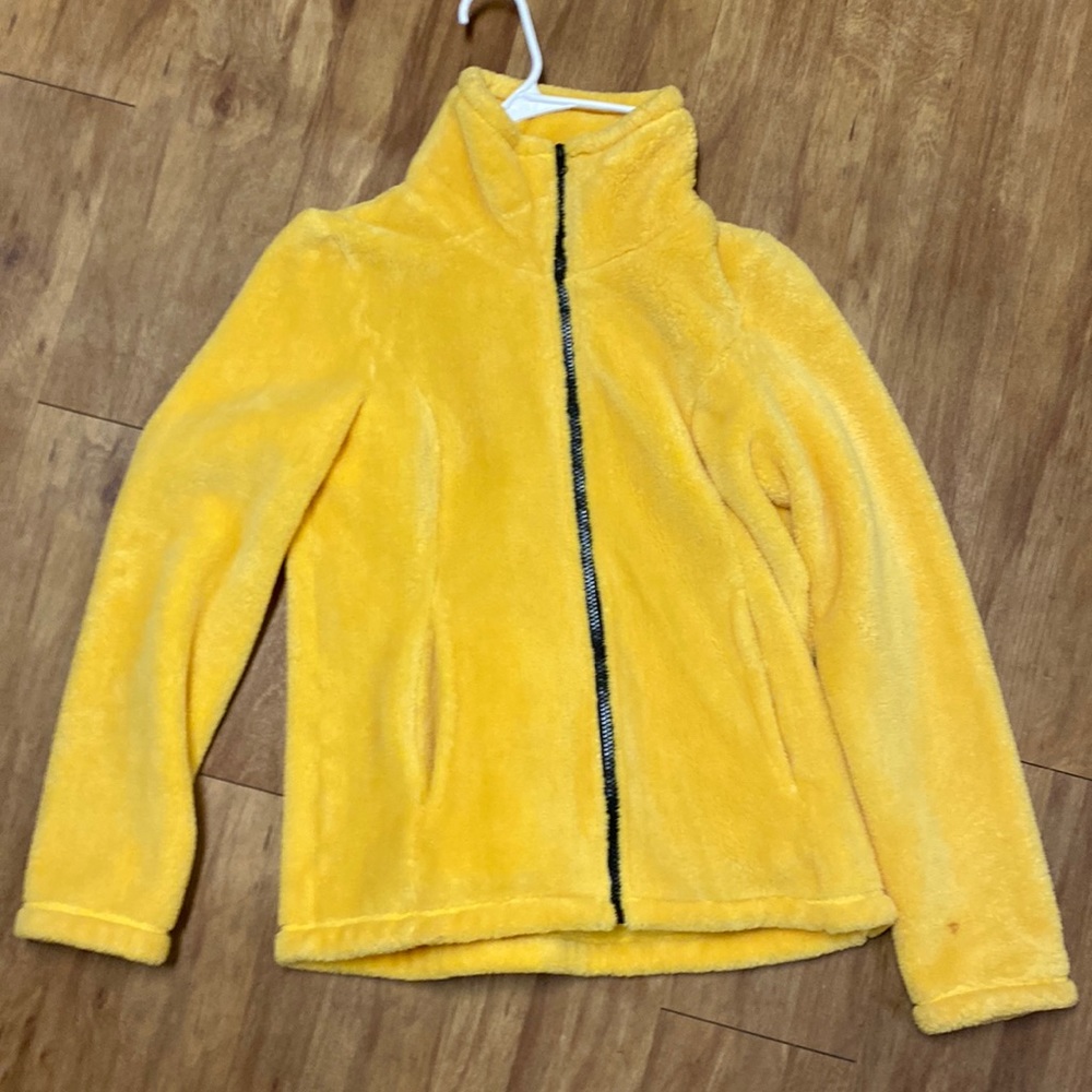Yellow quarter zip